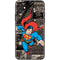 DC Comics Superman Vintage Action pose pattern iPhone 11 Skin